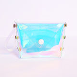 eTya Transparent Coin Purse Women Small Wallet Female Change Purses Mini Children's Pocket Wallets Key Card Holder PVC Hand bags