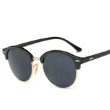 Hot  Sunglasses Women Popular Brand Designer Retro men Summer Style Sun Glasses Rivet Frame Colorful Coating Shades