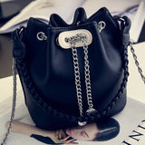 COOL WALKER Women's Handbag PU Leather Bucket Bag Shoulder Bags  Designer Hand Bags For Women purses and handbags