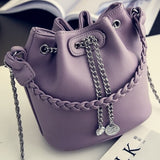 COOL WALKER Women's Handbag PU Leather Bucket Bag Shoulder Bags  Designer Hand Bags For Women purses and handbags