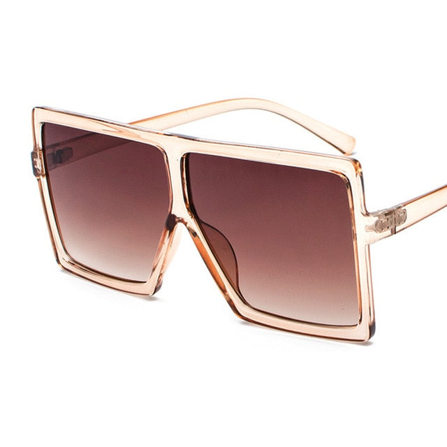 Imwete Oversized Sunglasses Women Retro Brand Designer Gradient Sun Glasses Men Vintage Shades Eyewear Big Frame Glasses