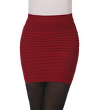Cheapest Free Shipping New Fashion 2019 Summer Women Skirt High Waist Candy Color Plus Size Elastic Pleated Sexy Short Skirt