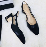 2019 Hot sale Summer Women Shoes Dress Shoes mid Heel Square head fashion Shoes Wedding party Sandals Casual Shoes women **461