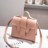 Small Handbag Crossbody Bags for Women Girls 2019 Summer Pink Black Leather Flap Ladies Hand Messenger Bag Mini Purses Bolsa